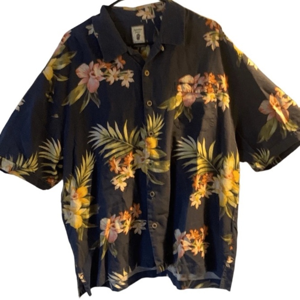 Pre Owned Men’s Jamaica Jaxx Island Style Button Up Shirt Sz Xl Casual Classic